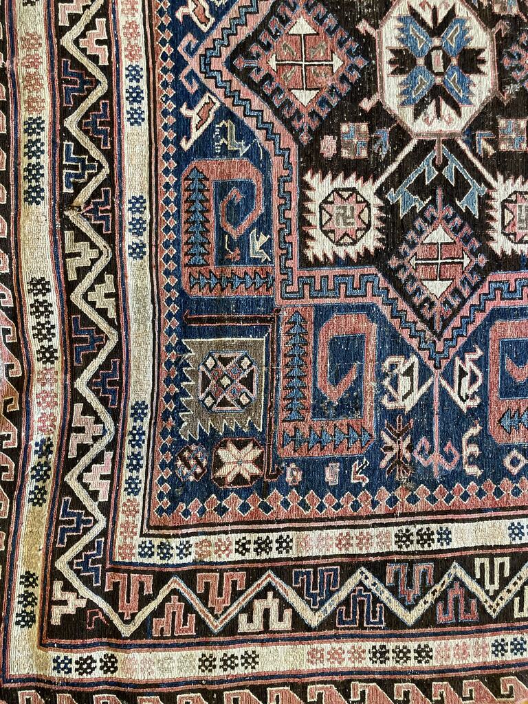 11&#39;4&quot; X 6&#39;1&quot; Antique Caucasian Soumak Rug