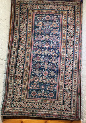 6'6" X 3'11" Antique Chi Chi Rug