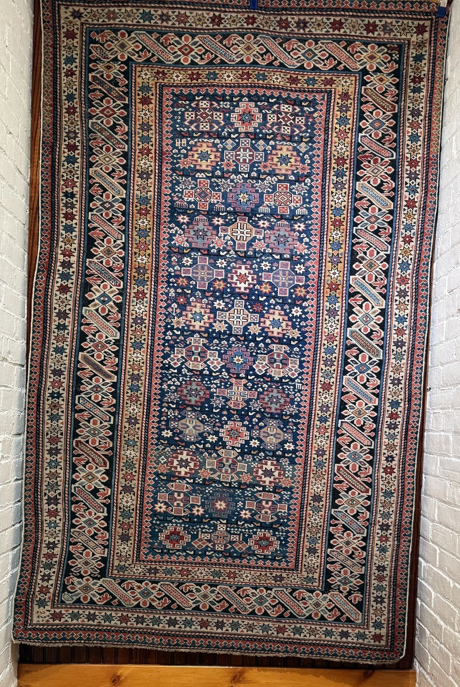 6'6" X 3'11" Antique Chi Chi Rug