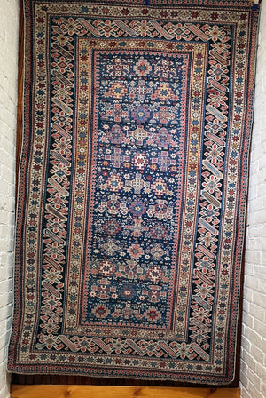6'6" X 3'11" Antique Chi Chi Rug