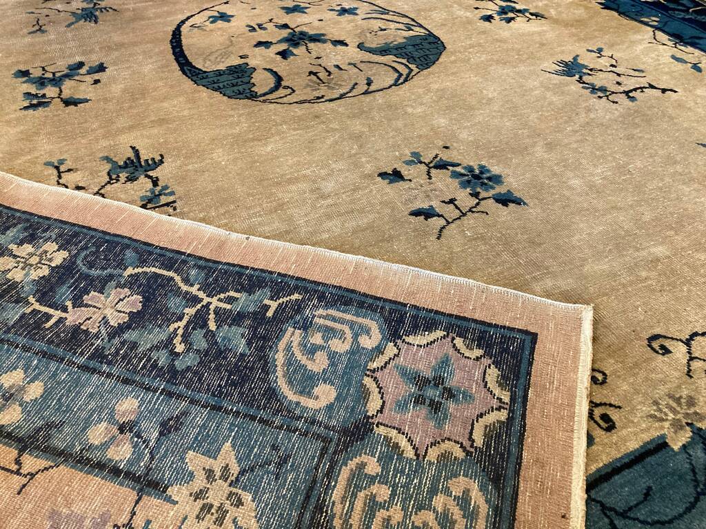 9&#39;8&quot; X 8&#39; Antique Chinese Rug