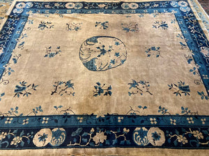 9'8" X 8' Antique Chinese Rug