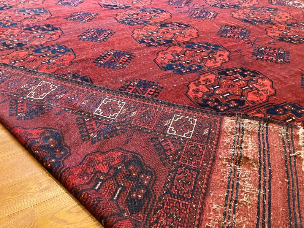 10' X 8'6" Antique Early Ersari Main Carpet