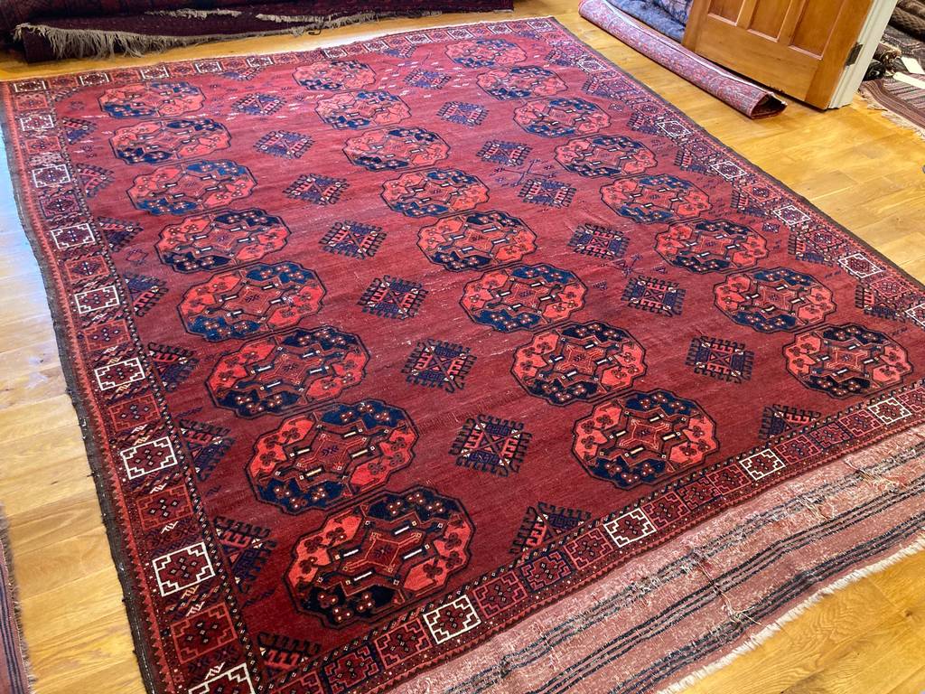 10&#39; X 8&#39;6&quot; Antique Early Ersari Main Carpet