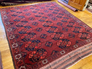 10' X 8'6" Antique Early Ersari Main Carpet