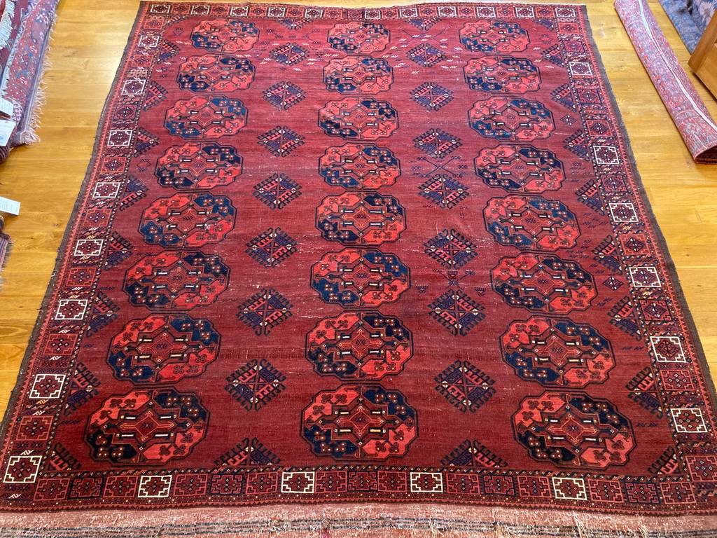 10&#39; X 8&#39;6&quot; Antique Early Ersari Main Carpet