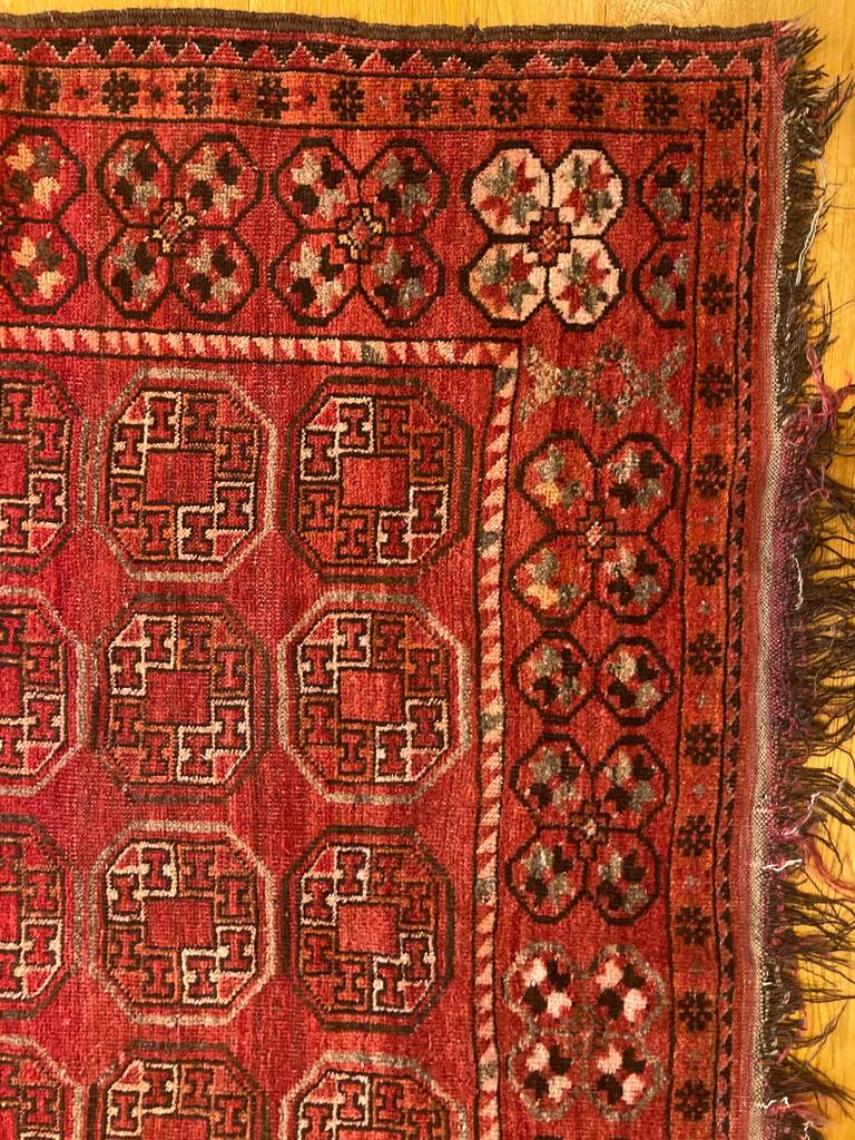10&#39;4&quot; X 5&#39;4&quot; Antique Ersari Beshir Turkoman Long Rug