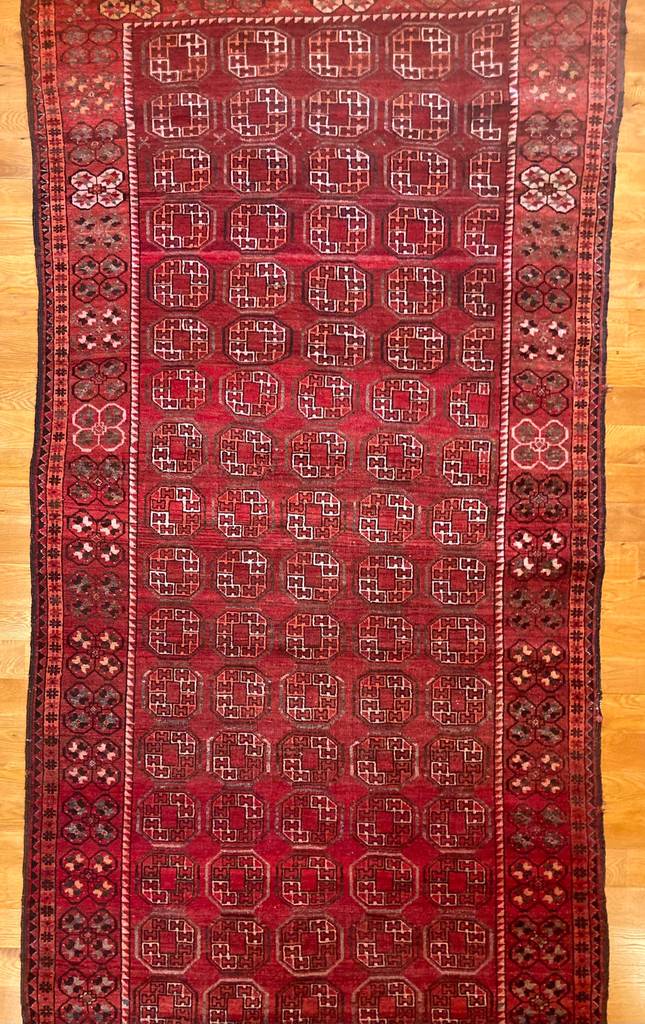 10&#39;4&quot; X 5&#39;4&quot; Antique Ersari Beshir Turkoman Long Rug