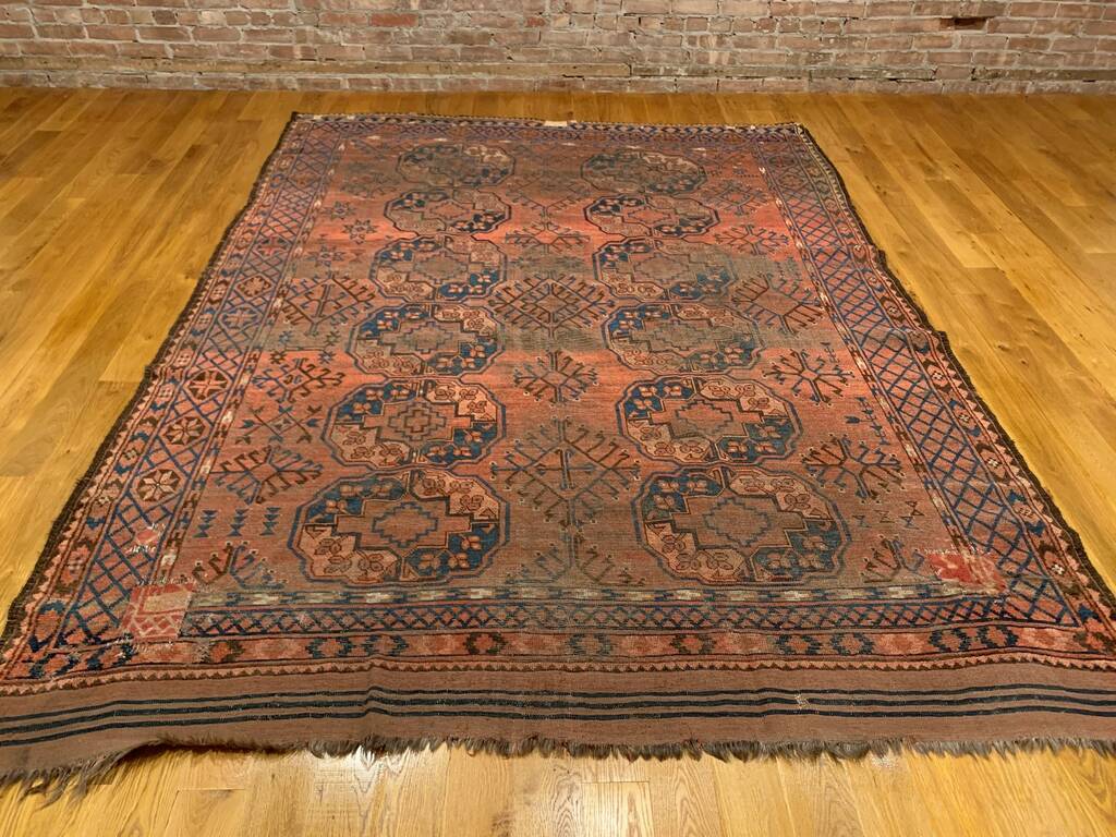 7&#39;0&quot; X 9&#39;3&quot; Antique Ersari Carpet