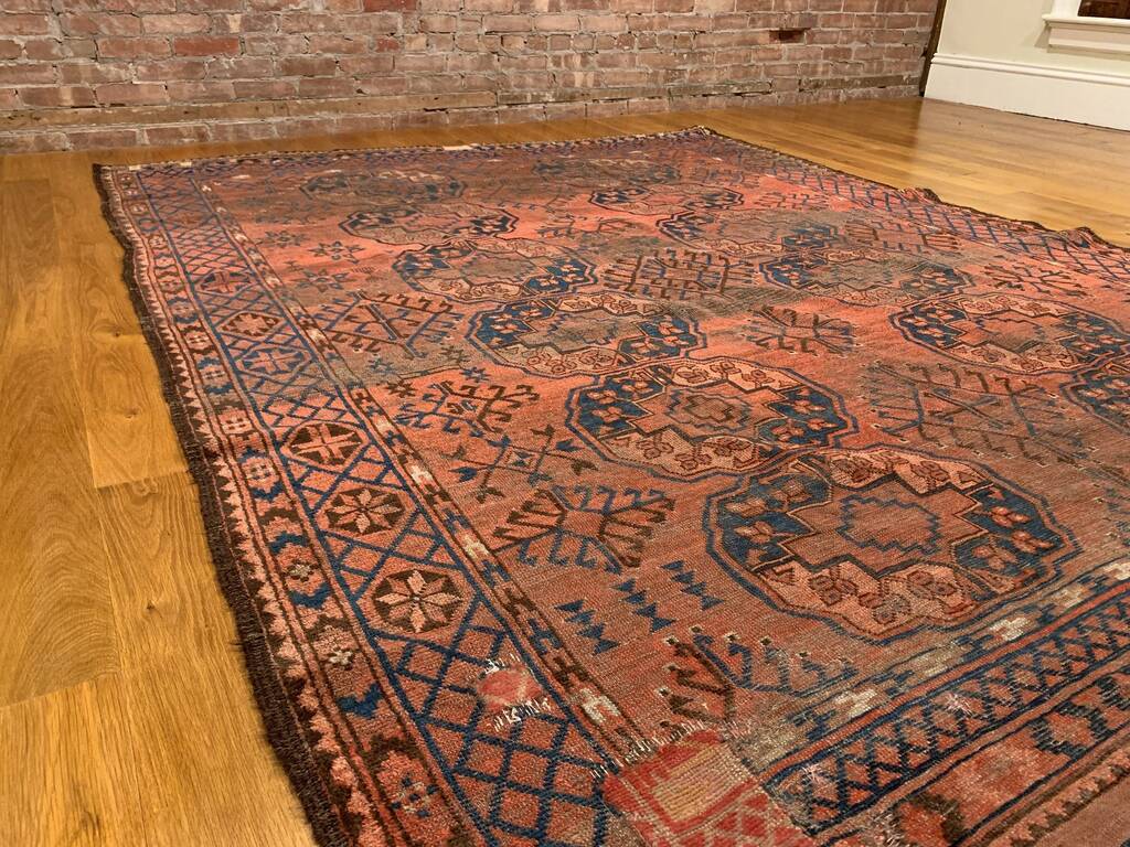 7&#39;0&quot; X 9&#39;3&quot; Antique Ersari Carpet