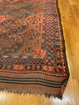 7'0" X 9'3" Antique Ersari Carpet
