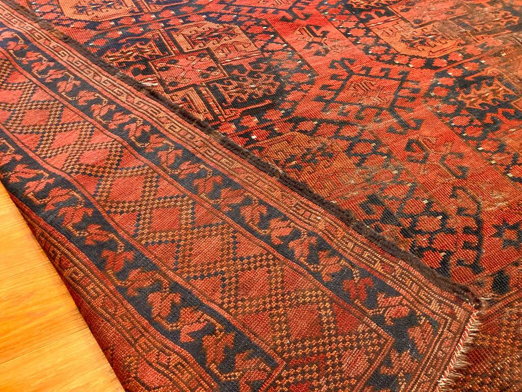 8&#39;8&quot; X 8&#39;4&quot; Antique Ersari Main Carpet