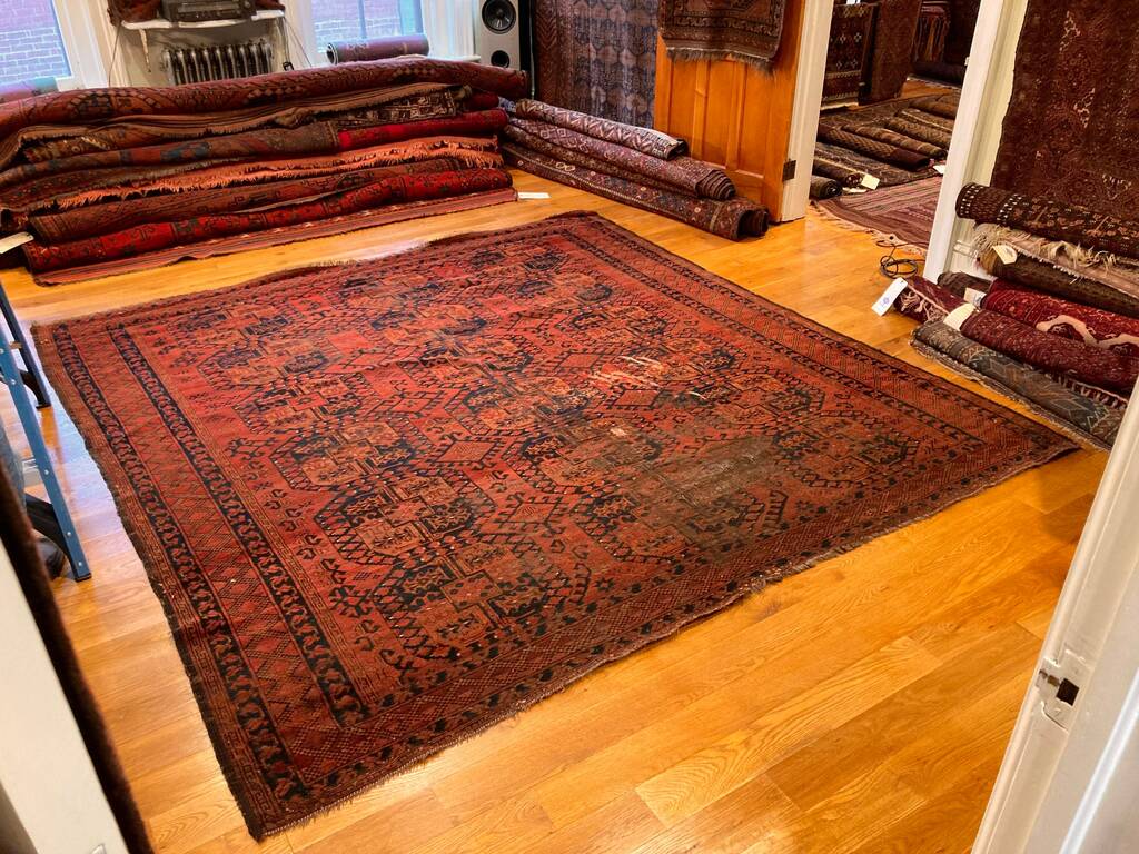 8&#39;8&quot; X 8&#39;4&quot; Antique Ersari Main Carpet