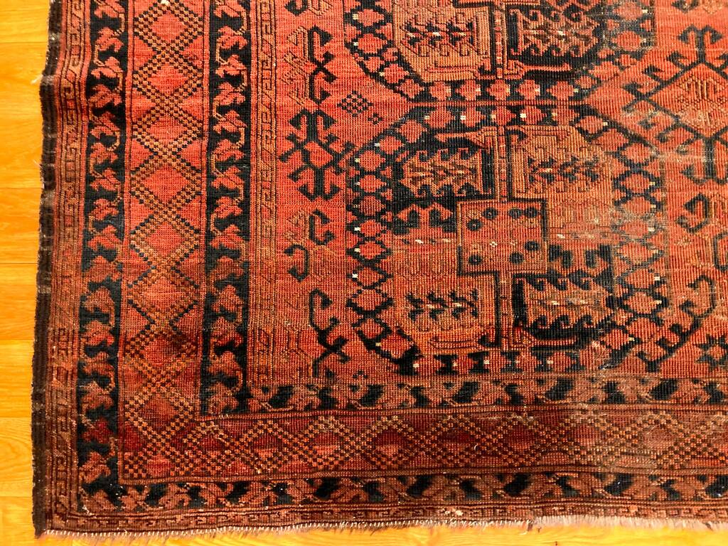 8&#39;8&quot; X 8&#39;4&quot; Antique Ersari Main Carpet