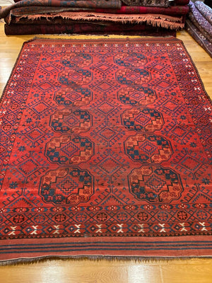 9’8” X 7’8” Antique Ersari Main Carpet 