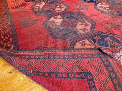 13' X 9'3" Antique Ersari Main Carpet