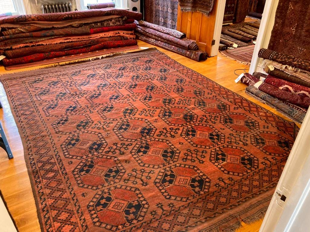 11&#39;6&quot; X 8&#39;8&quot; Antique Ersari Main Carpet