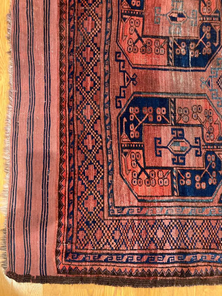 10'1" X 6'8" Antique Ersari Main Carpet