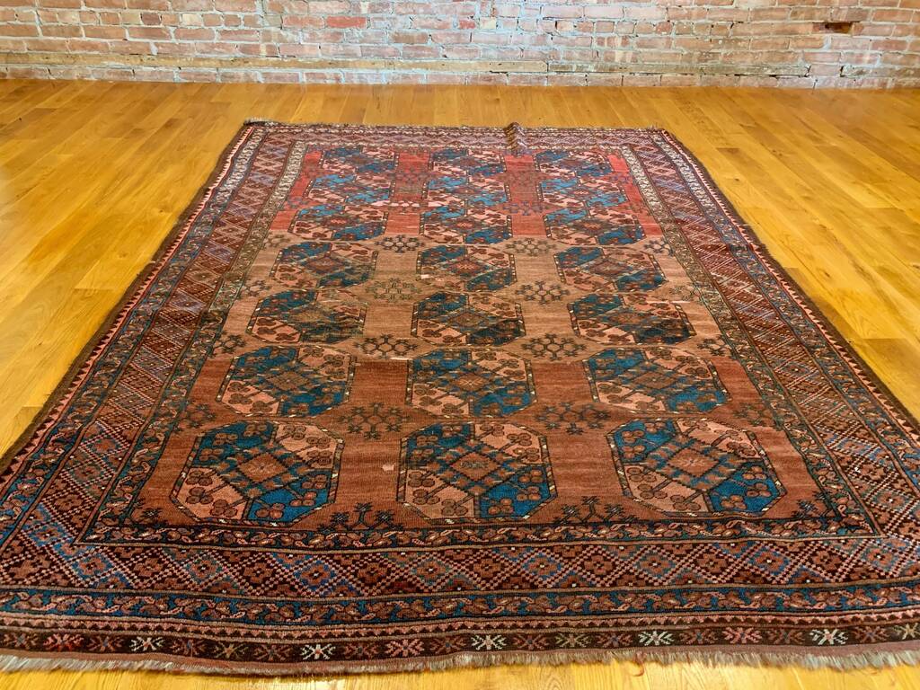 6'1" X 8'5" Antique Ersari Main Carpet