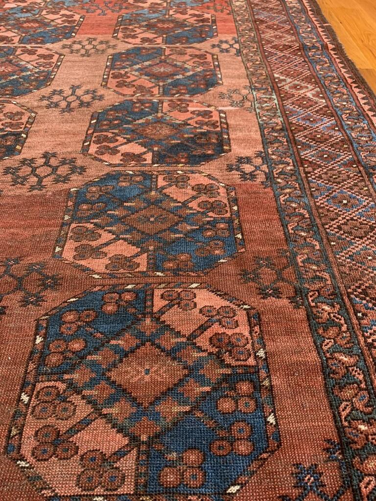 6'1" X 8'5" Antique Ersari Main Carpet