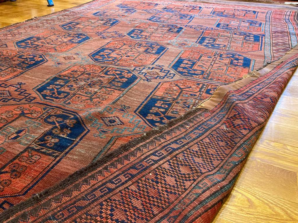 10&#39;1&quot; X 6&#39;8&quot; Antique Ersari Main Carpet