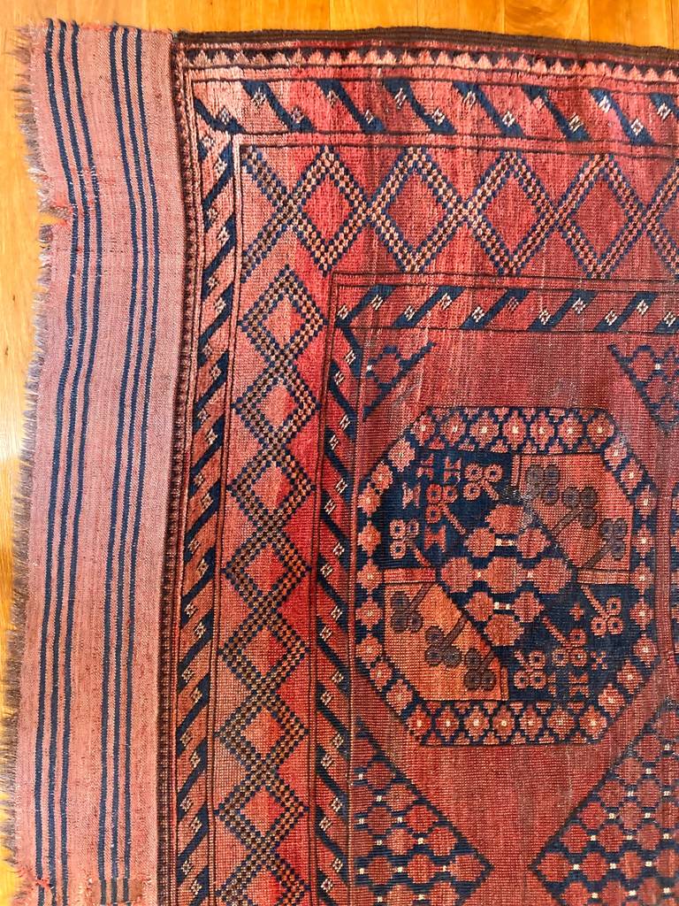 11' X 9'4" Antique Ersari Main Carpet