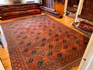 11'6" X 8'8" Antique Ersari Main Carpet