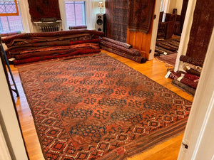 11' X 7'10" Antique Ersari Main Carpet