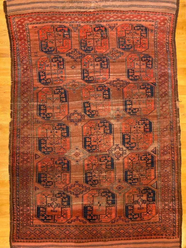 10'1" X 6'8" Antique Ersari Main Carpet