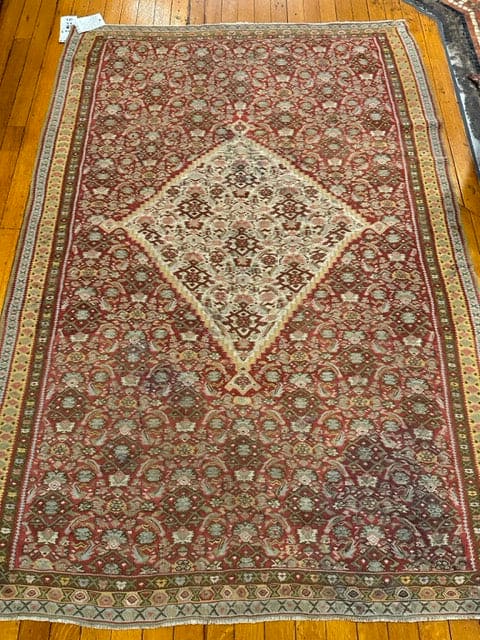 4&#39;4&quot; X 6&#39;3&quot; Antique Fine Senneh