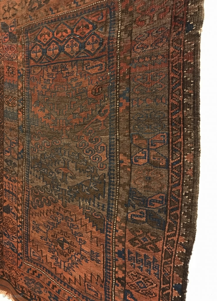5’ X 3’3” Antique Herat Timuri Rug