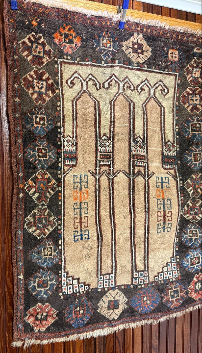 Antique Karapinar Prayer Rug