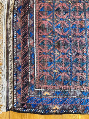 4‘9“ X 3’ Antique Kawdani Afghanistan Dowry Herat Prayer Rug [045]