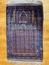 4‘9“ X 3’ Antique Kawdani Afghanistan Dowry Herat Prayer Rug [045]