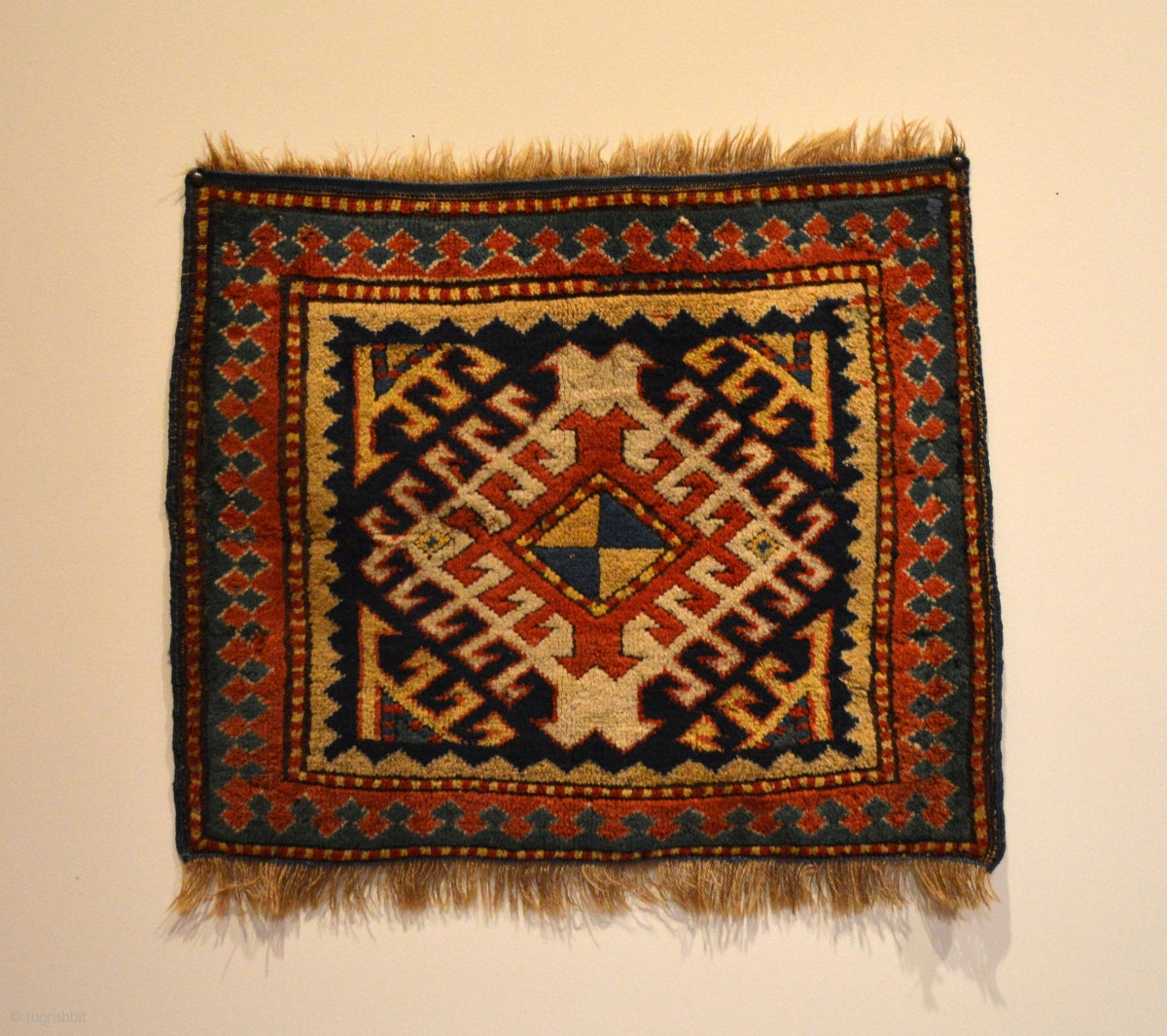 2&#39; X 1&#39;10&quot; Antique Kazak Bagface