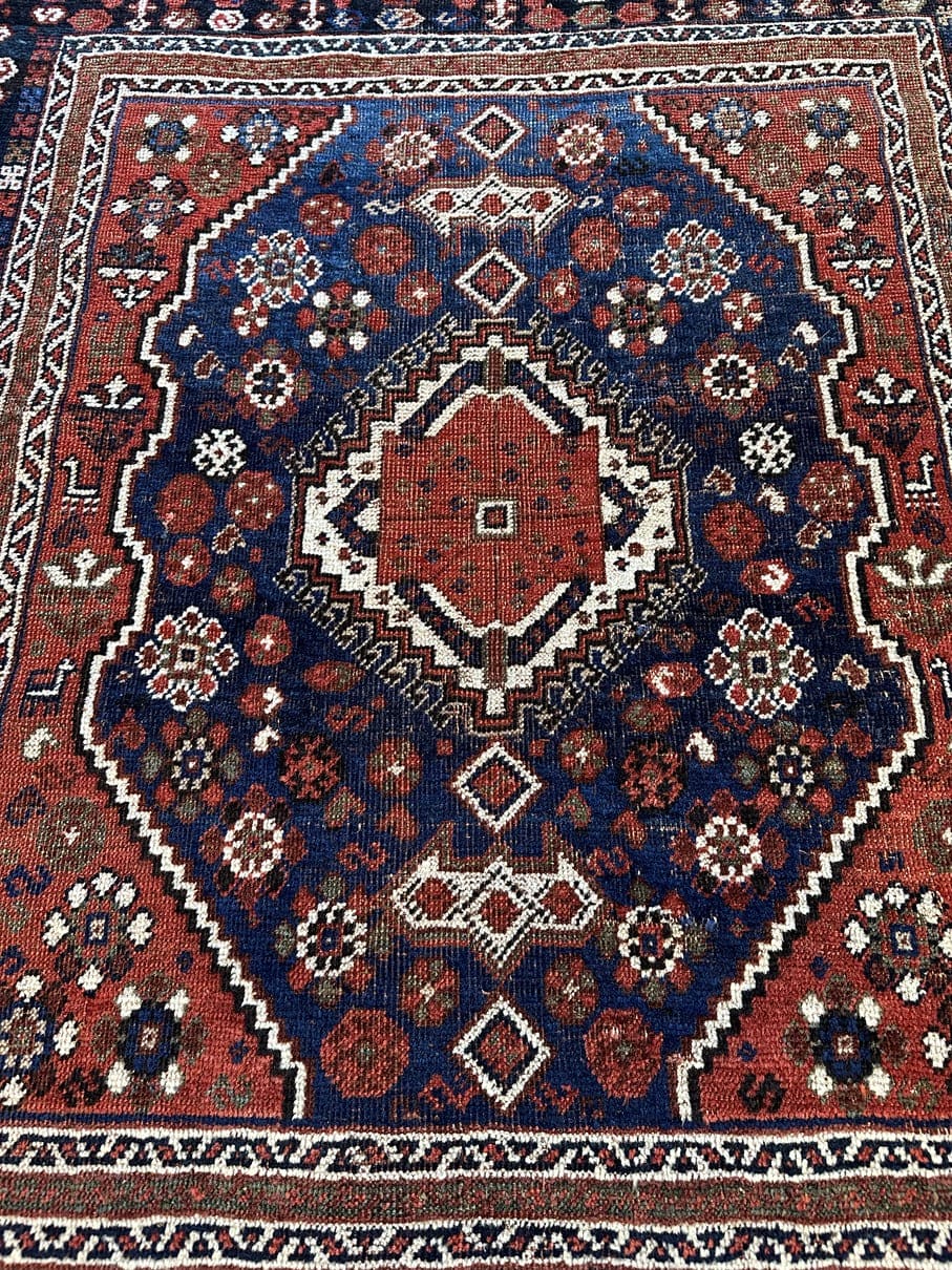Antique Khamseh Qashqai Rug [SH-176]