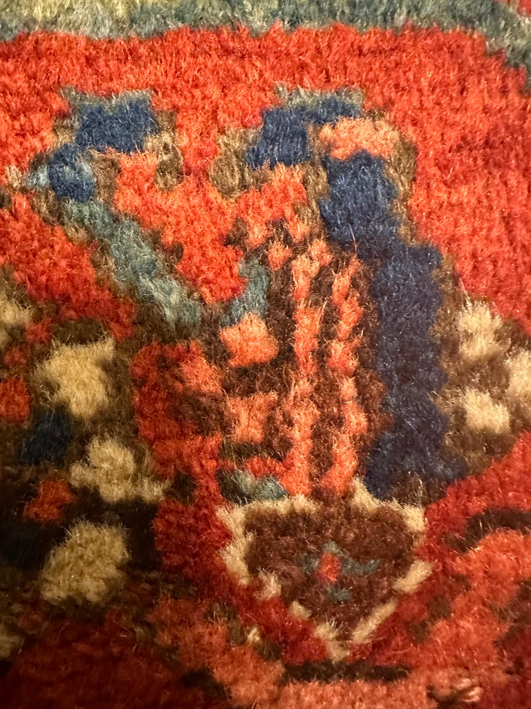 4&#39;7&quot; X 6&#39; Antique Koliyai Tribal Rug