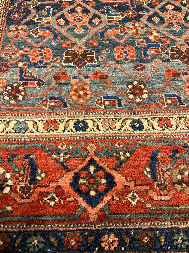 4&#39;7&quot; X 6&#39; Antique Koliyai Tribal Rug