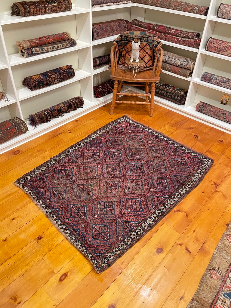 3&#39;6&quot; X 4&#39;8&quot; Antique Kurdish Rug