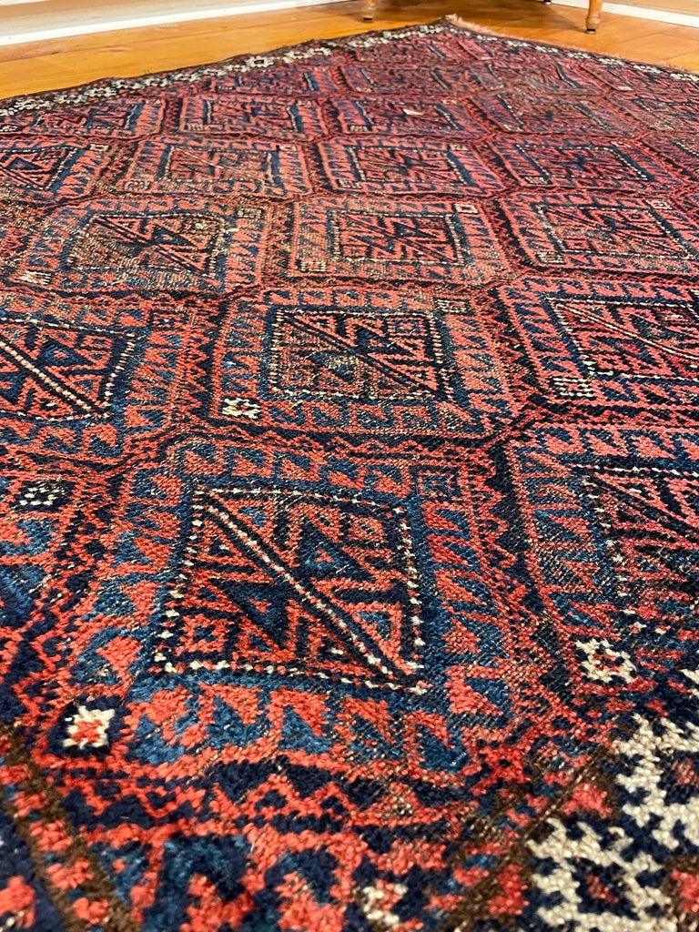 3&#39;6&quot; X 4&#39;8&quot; Antique Kurdish Rug