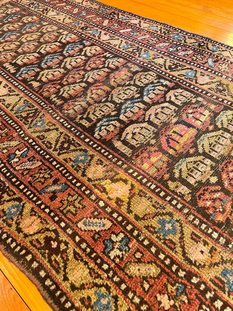 3&#39;5&quot; X 7&#39;3&quot; Antique Kurdish Runner