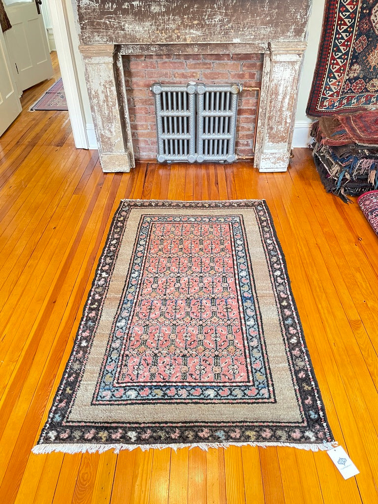 3’6&quot; X 5’7&quot; Antique Kurdish Tribal Rug