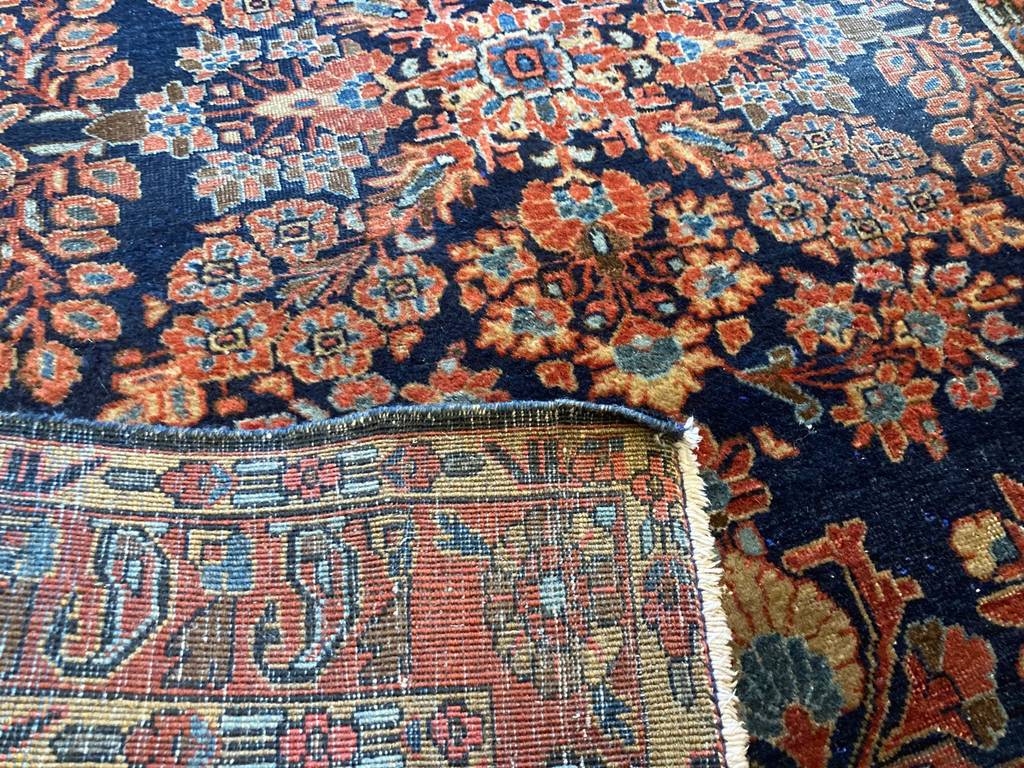 5&#39; X 3&#39;5&quot; Antique Mahajiran Persian Sarouk Rug