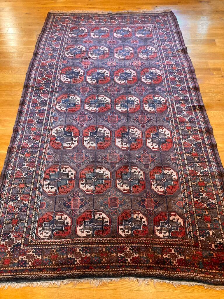 9&#39; x 5&#39;1&quot; Antique Mahdad Khani Tribal Rug