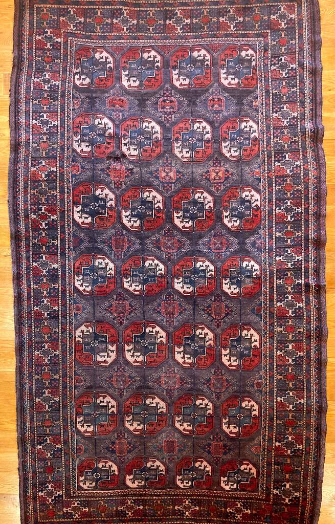 9&#39; x 5&#39;1&quot; Antique Mahdad Khani Tribal Rug