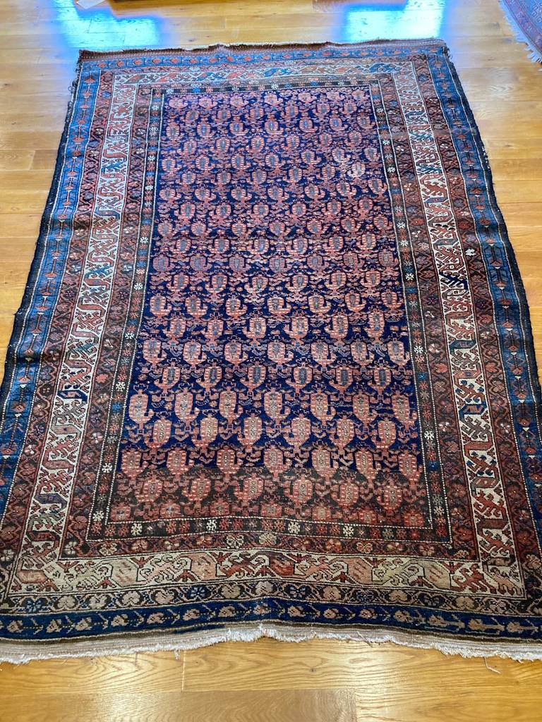 7&#39;4&quot; X 4&#39;9&quot; Antique Northwest Persian Rug