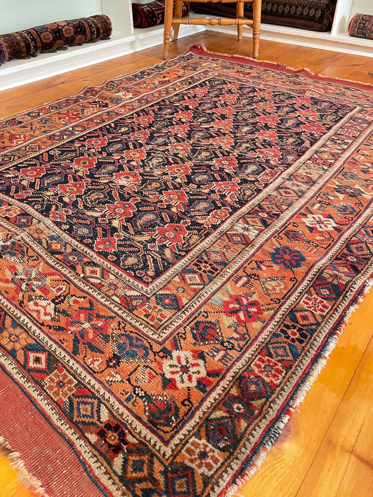 4&#39;5&quot; X 5&#39;10&quot; Antique Persian Afshar Rug