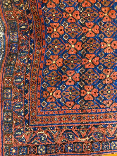 6'8" X 4'4" Antique Persian Afshar Tribal Rug