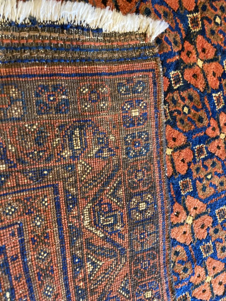 6&#39;8&quot; X 4&#39;4&quot; Antique Persian Afshar Tribal Rug
