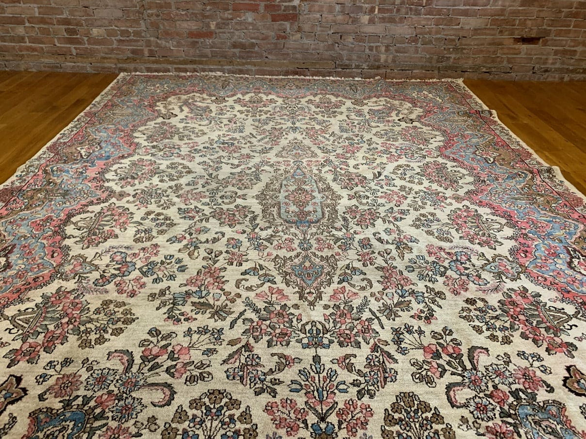 8&#39;8&quot; X 11&#39;11&quot; Antique Persian Kerman Carpet